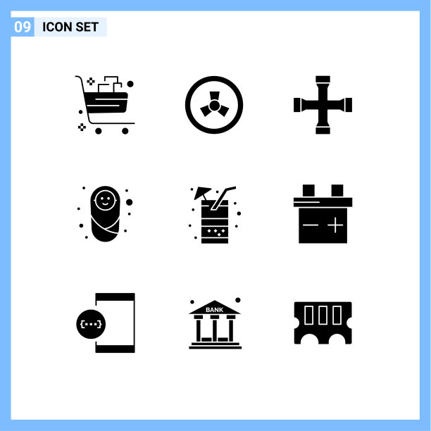 9 ． 坚实的字形概念的网站，移动和图片下载