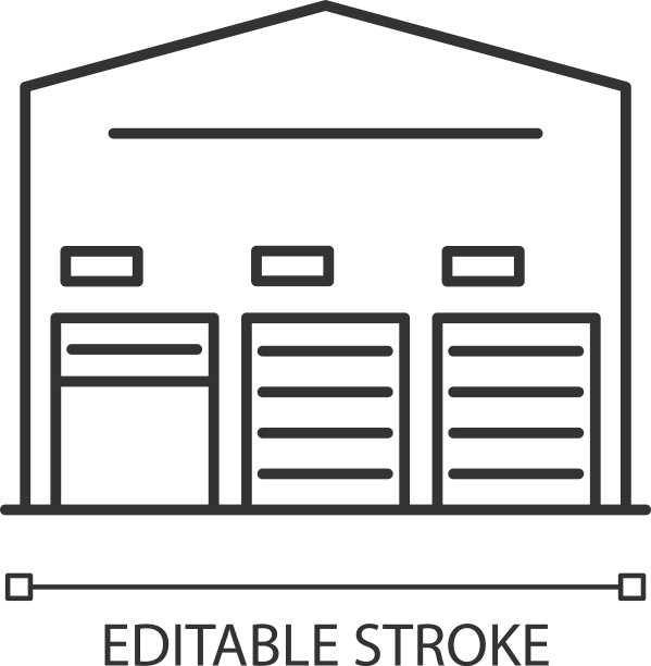 自存储单元像素完美线性图标图片下载