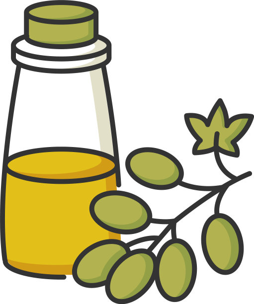 葡萄籽油RGB颜色图标有机成分图片下载