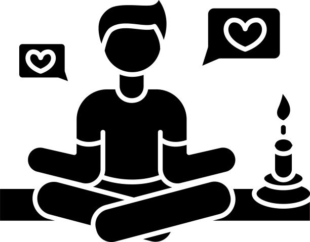 生活方式大师黑色字形图标人在图片下载