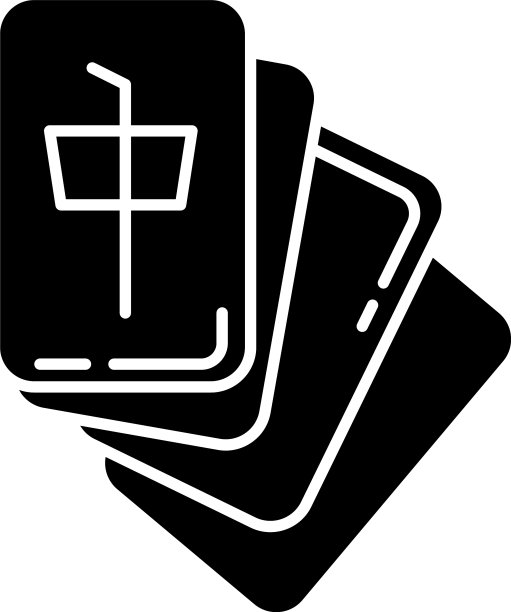 麻将黑色象形文字贴图图标为主的游戏桌面图片下载