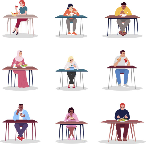 饮食文化扁平化，深受年轻人喜爱图片下载