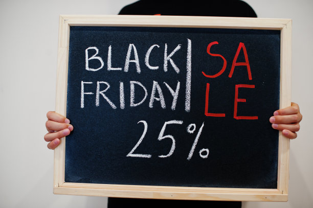 “黑色星期五”的概念。图片下载