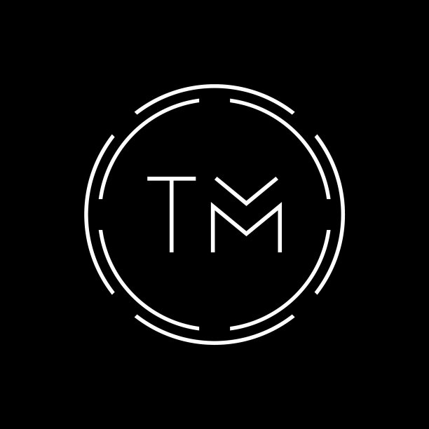 首字母tm标志创意排版图片下载