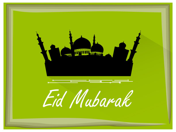 开斋节穆巴拉克的问候或横幅图片下载