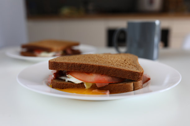 用白色盘子盛的饭图片下载