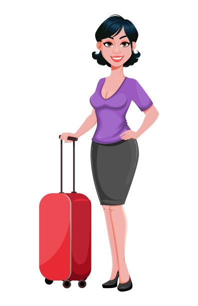 年轻美丽的商业女人与时尚图片下载