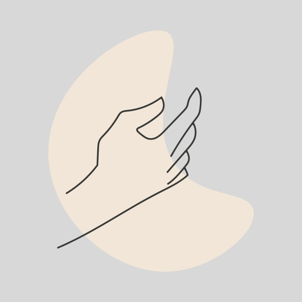 连续画线手祈祷线图片下载