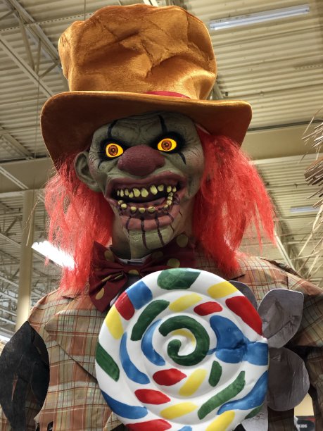 可怕的小丑-万圣节的装饰图片下载