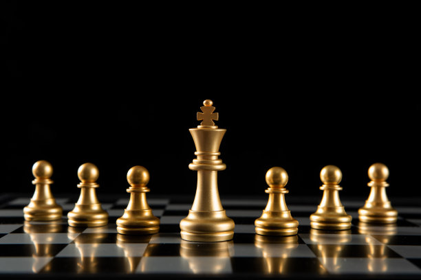 棋牌游戏的创意和竞争与策略，商业成功的概念图片下载