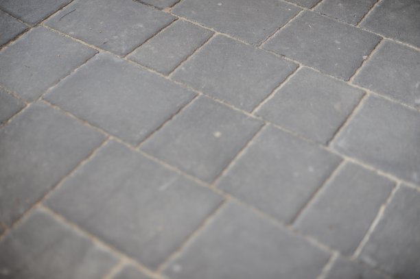 灰色和米色混凝土路面瓷砖特写图片下载
