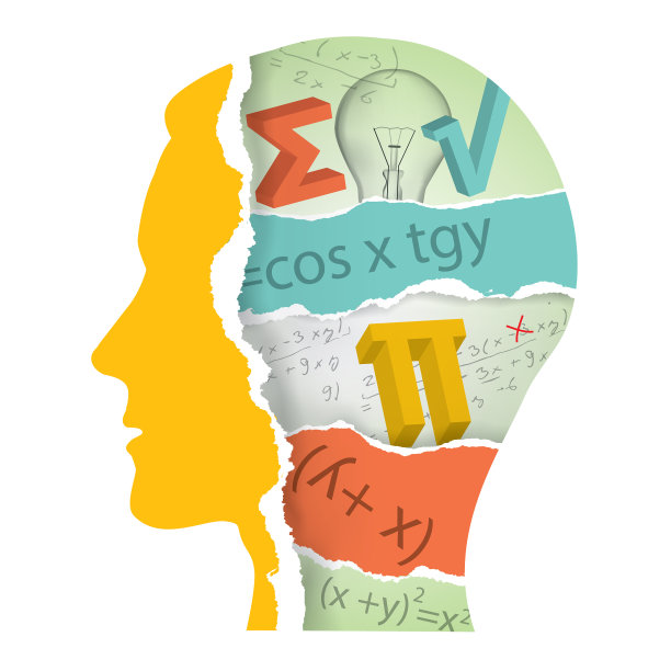 学生数学撕纸教育图片下载