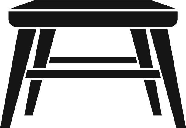 户外花园家具icon简约风格图片下载