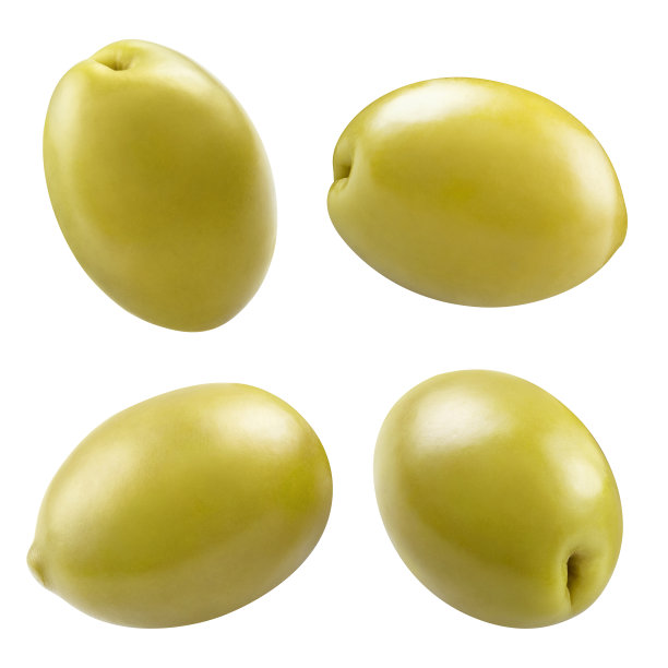 美味的橄榄收集在白色图片下载