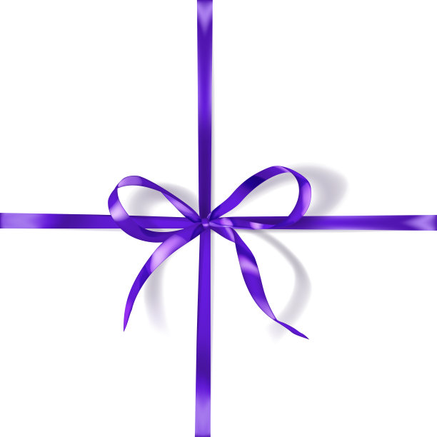 用窄丝带制成的蝴蝶结图片下载