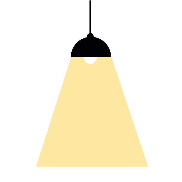 灯泡里充满了创意思维、创造性思维、分析思维的处理。灯泡图标矢量。思想符号说明。黑色天花板灯黄色发光在白色的背景。图片下载