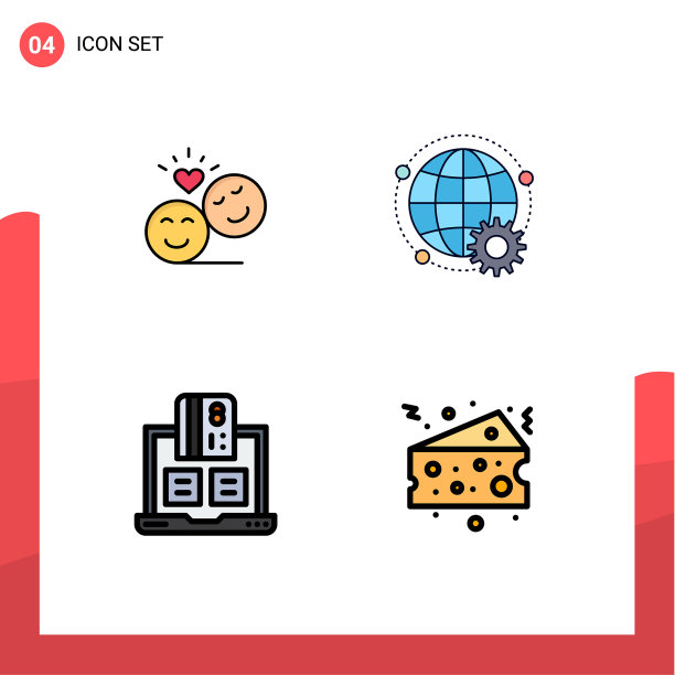 第四组填充线和平色标志图片下载