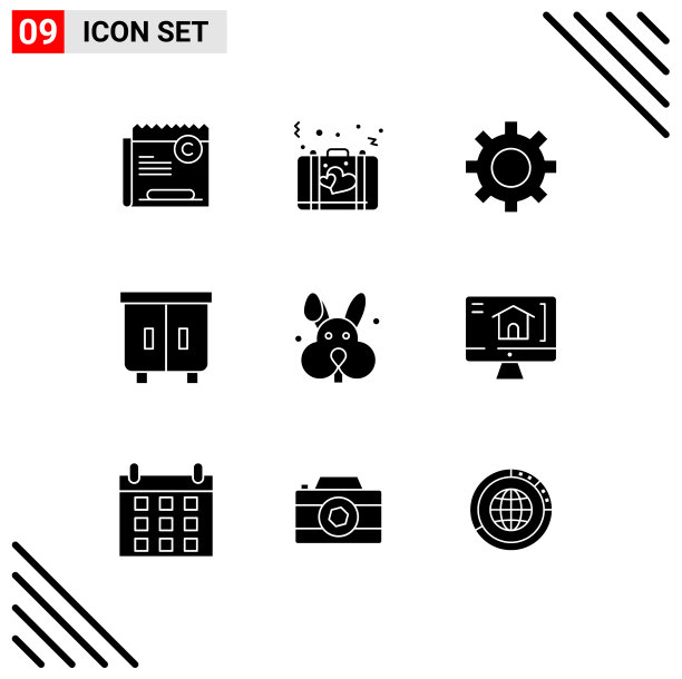 在内部抽屉的网格上设置9个实字形图片下载