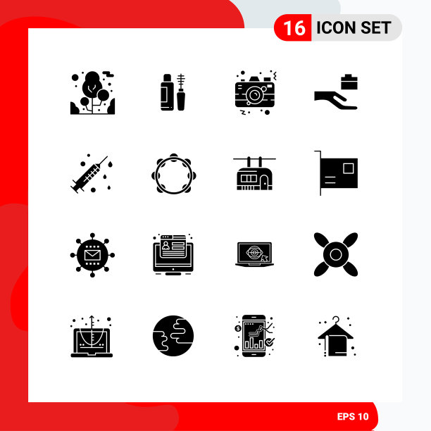 股票图标包16行符号和符号图片下载