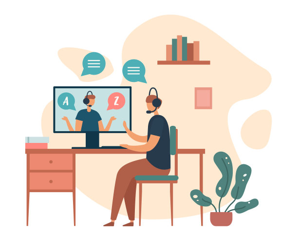 青少年通过计算机学习语言图片下载