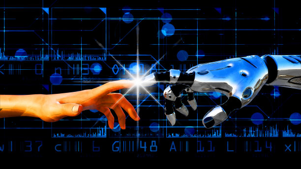 人工智能的艺术3D插图图片下载