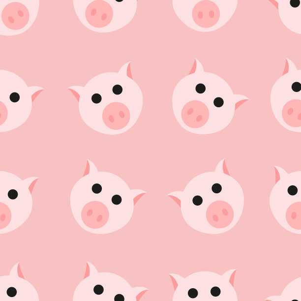 动物设计无缝图案图片下载