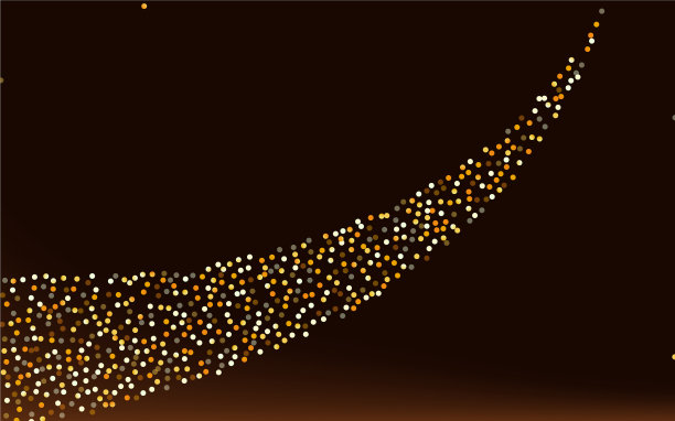 金色的尘埃，棕色的暗背景落下图片下载