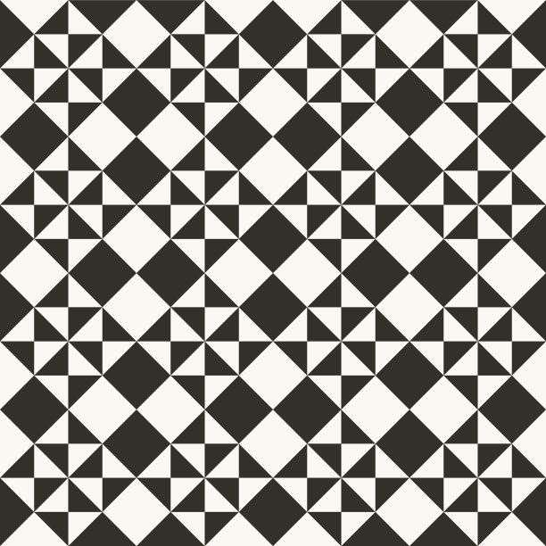 黑白抽象几何被单图案图片下载