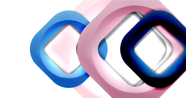 正方形几何抽象背景图片下载