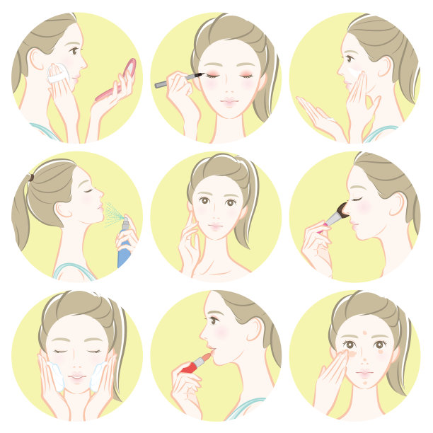 女人的美丽插图。图片下载