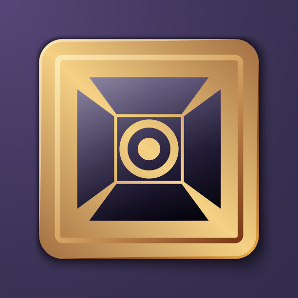 紫色电影聚光灯图标孤立在紫色图片下载