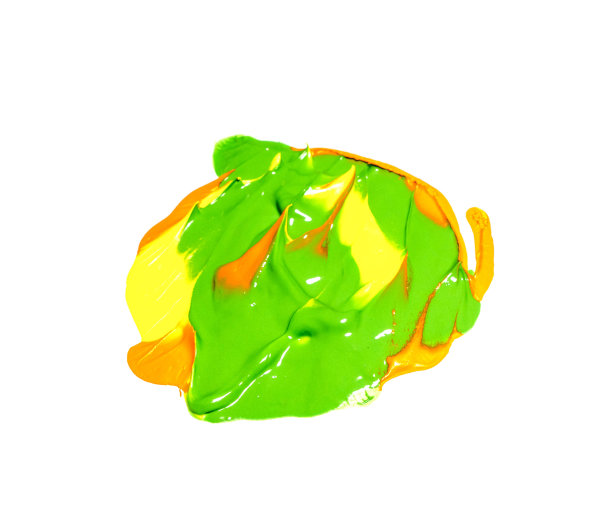 霓虹色飞溅孤立在白色图片下载