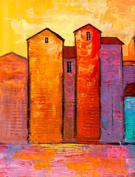 老房子的抽象背景图片下载