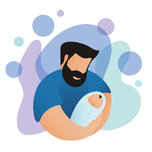 爸爸抱着他的性感形象图片下载