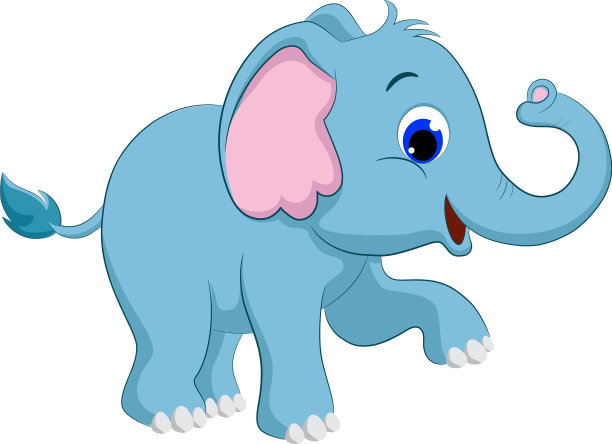 可爱的卡通baelephant图片下载