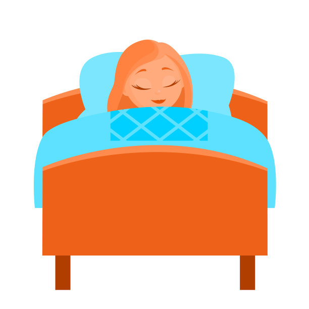 一个小女孩正在被窝里甜甜地睡觉图片下载