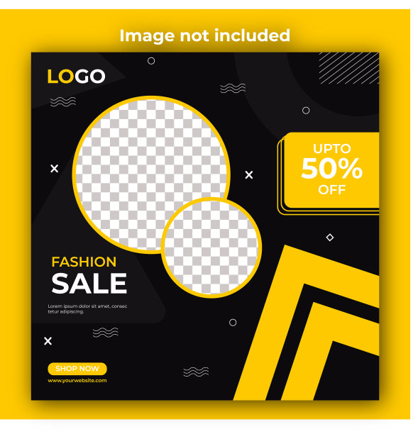 社交媒体帖子模板设计图片下载