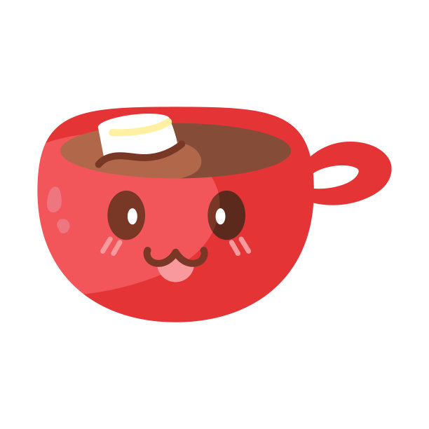 一杯带棉花糖的巧克力图片下载