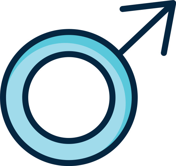 用户界面概念男性性别符号图标图片下载