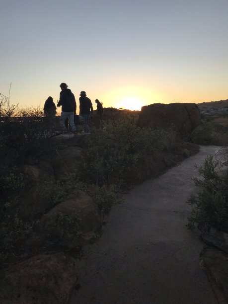 日落轮廓图片下载