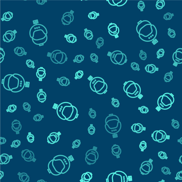 绿线头盔和行动摄像头图标隔离图片下载