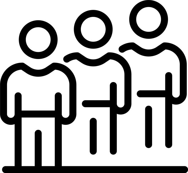 广告组图标轮廓风格图片下载