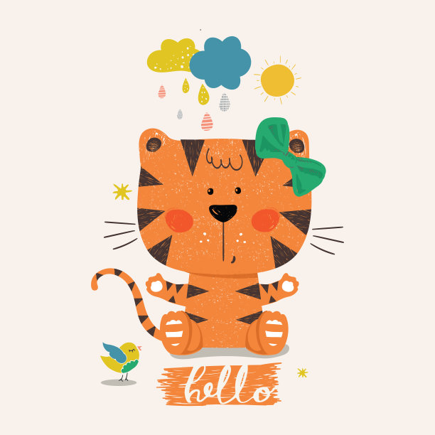 老虎的女孩图片下载