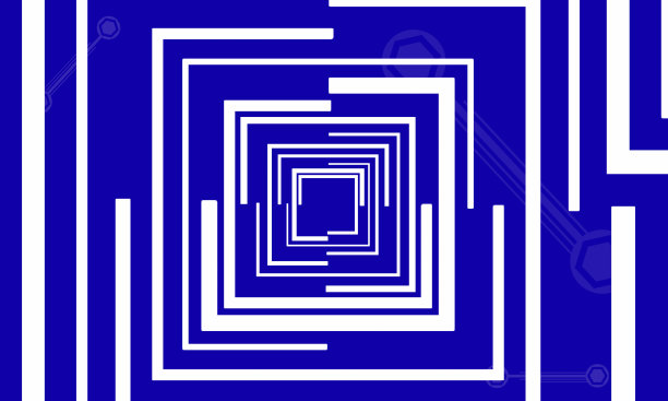 蓝色背景的技术抽象图片下载