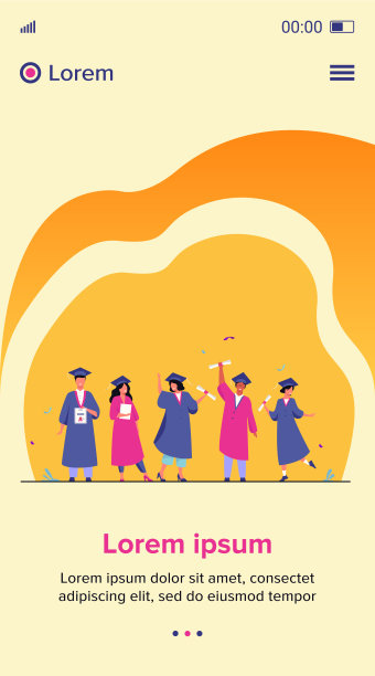 快乐的学生庆祝从学校毕业图片下载