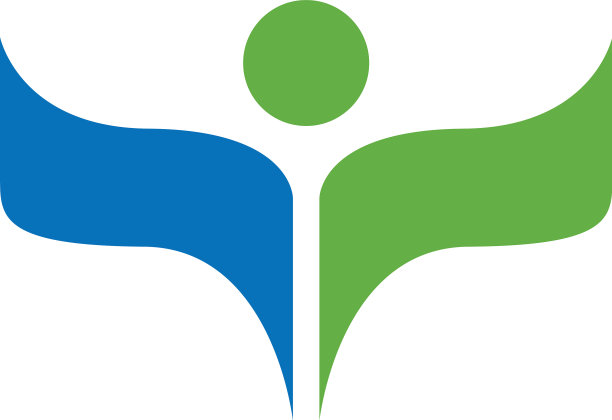 健康生活人标志图片下载