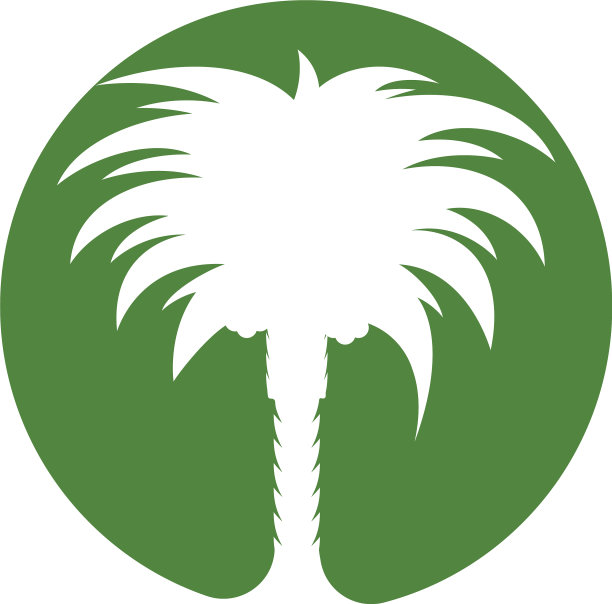 枣椰树标志图片下载