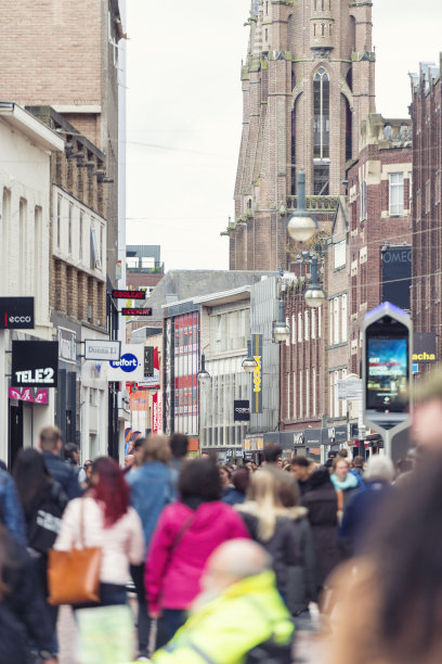 埃因霍温的购物街图片下载