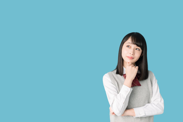 想想亚洲女学生。图片下载