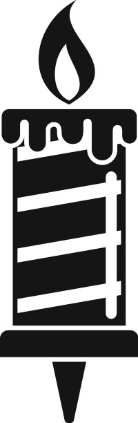 生日蜡烛火焰图标简约风格图片下载